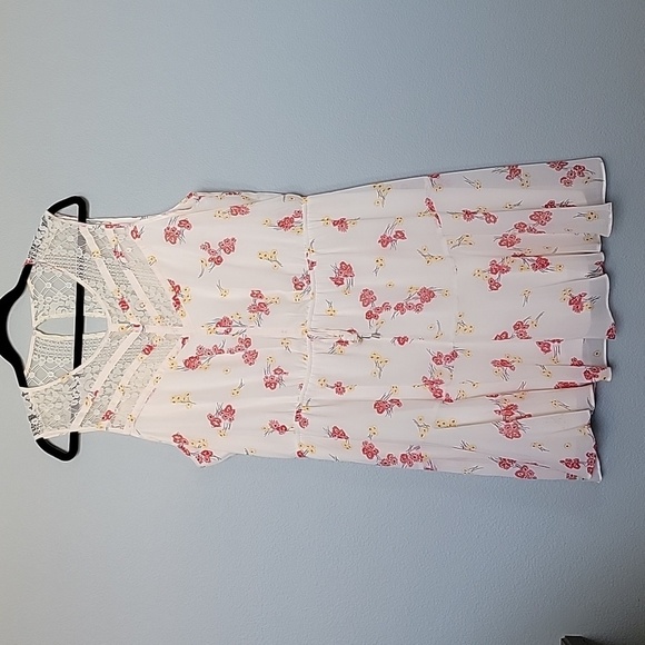 Maurices XXL NWT Romantic Fairycore floral sleeveless dress - Picture 1 of 10